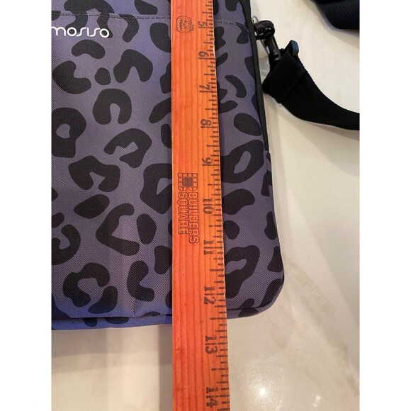 Mosiso Tablet Shoulder Bag Gray & Black Leopard Print  Tablet Protective Sleeve - Picture 8 of 9